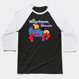 Harlem Week Celebration Music Design Baseball T-Shirt